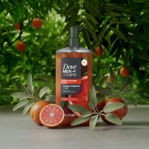 Dove Men Moisturizing Body Wash, Blood Orange + Sage, 26 oz