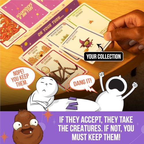 Exploding Kittens Sell Me a Sasquatch, 2-6 Players, Age 10+ Strategy Game