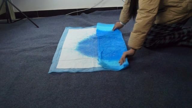 Pee Pads for Dogs & Cats, Extra Large 36"X51", 40 Count, Blue, Polymer, Polyethylene (PE), Fluff Pulp, 6 Layers, Disposable Pet Training Pads