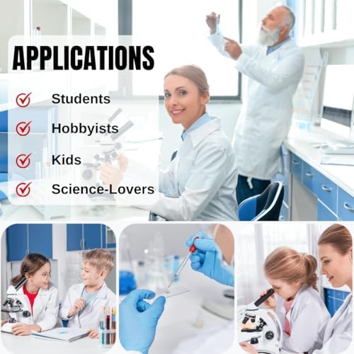 ZEEGOO Microscope Slides and Covers, 50 Blank Glass Slides + 100 Coverslips
