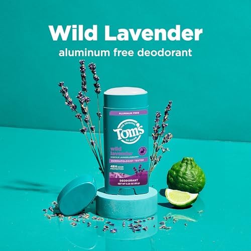 Tom’s of Maine Wild Lavender Natural Deodorant, 3.25 oz (2 Pack)