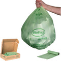 2.6 Gallon Compostable Food Scrap Bags by BioBag, 100 Count, BPI Certified, Meets ASTM D6400 Standards, Made in USA, Kitchen Counter Bin Liners