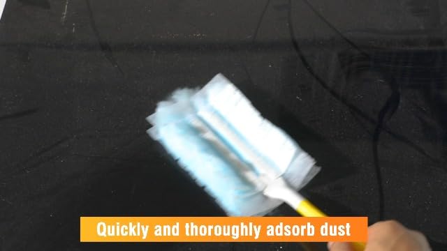 60 Count Electrostatic Duster Refills Compatible with Swiffer Duster, Multi-Surface Dusting Refills, Microfibre Dusters for Cleaning, Unscented