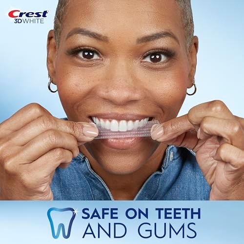 Crest 3D Whitestrips Age Renewal, 3D White, Teeth Whitening Strip Kit, 48 Strips (24 Count Pack), Crest Teeth Whitening Strips, Teeth Whitening Kit