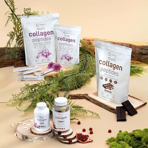 Micro Ingredients Multi Collagen Peptides Pills, 240 Capsules