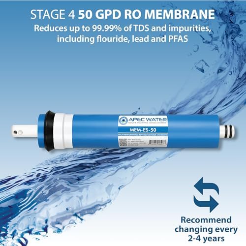 APEC Water FILTER-MAX-ES50 Reverse Osmosis Filter Replacement Set, 50 GPD