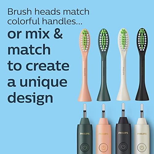 Philips Sonicare One Genuine Replacement Brush Heads, 2-Pack, Black