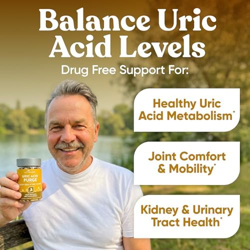 Eu Natural Purge Uric Acid Flush with Tart Cherry & Celery Seed, 120 Caps