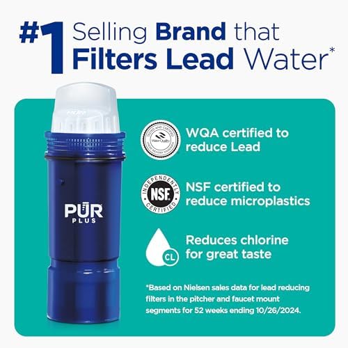 PUR Plus Lead Reducing Water Pitcher and Dispenser Replacement Filter