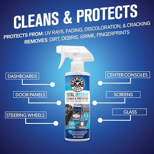 Chemical Guys 17-Piece Car Detailing Kit, Interior & Wheel Cleaner & Wash
