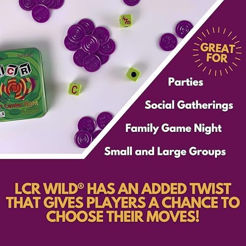George and Company GEO0723 LCR (R) Wild Dice Game