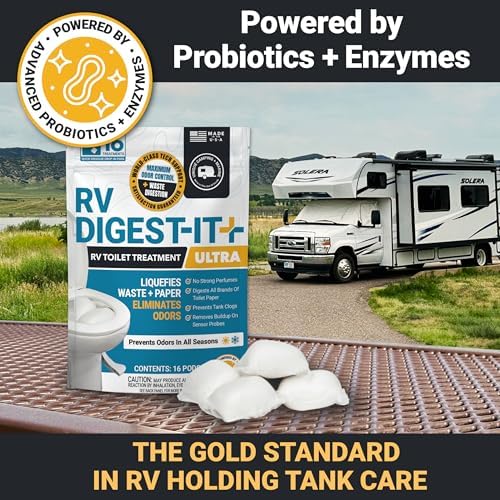 Unique RV Digest-It Ultra Drop-In Pods RV Tank Treatment, 16 Count