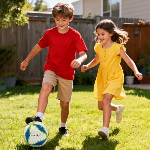Aoneky Soccer Ball with Pump