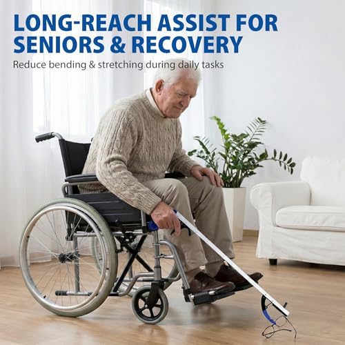 Blue Jay 32 Inch Reachers and Grabbers for Seniors, Long Pickup Tool 2-Pack