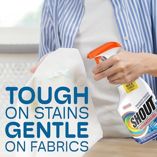 Shout Advanced Gel Laundry Stain Remover Spray, 22oz, (1-Pack)