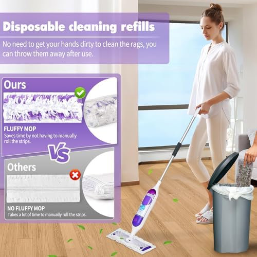 Cafonil 40 Pack Disposable Power Mop Pads for Swiffer Power Mop Pads