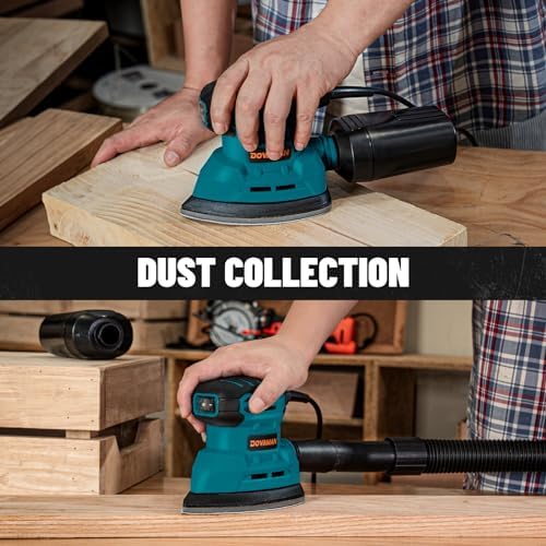 DOVAMAN 130W Detail Sander, 12000RPM Palm Sander Tool