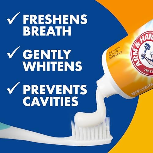 ARM & HAMMER Plus TheraBreath Toothpaste, Icy Mint, 5.5 oz, 2-Pack