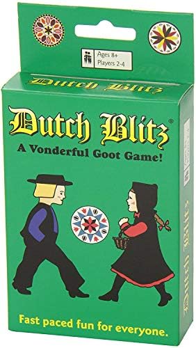Dutch Blitz Card Game - Original Fast Paced Family Game with 160 Cards