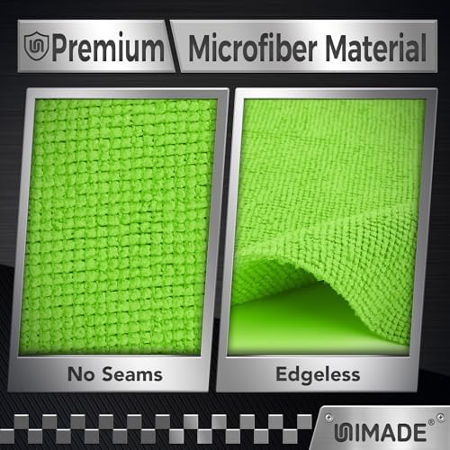 UNIMADE Microfiber Cleaning Cloth, 24 Pack Reusable Microfiber Towels