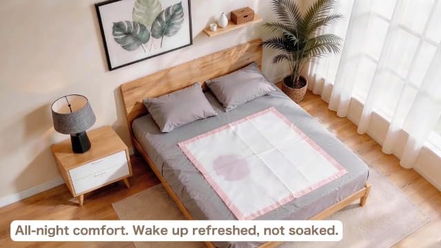 MKISS Extra Large Bed Pads 40" x 36" Disposable Adult 30 Count