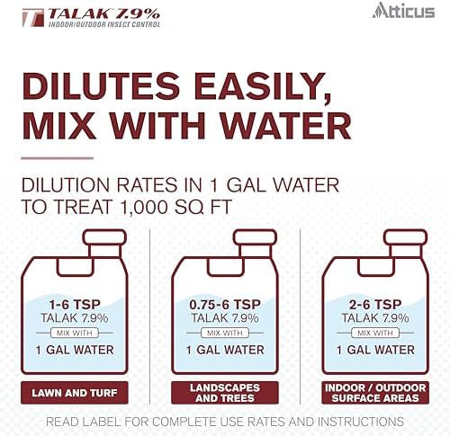 Atticus Talak 7.9% Indoor/Outdoor Bifenthrin Insecticide Concentrate (1Gal)