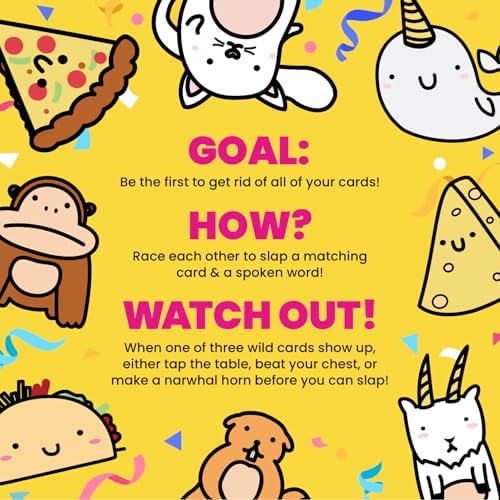 Taco Cat Goat Cheese Pizza Card Game by Taco Cat Games, Age 7+, 2-8 Players