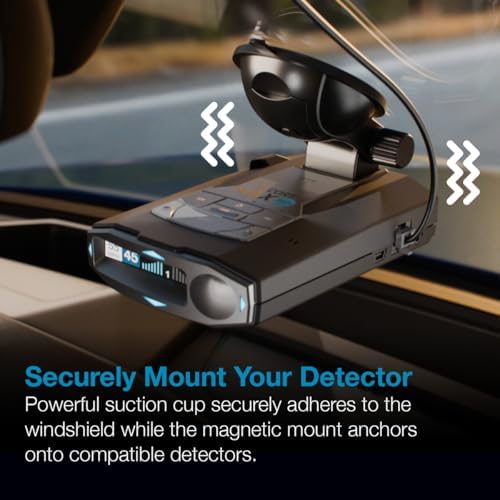 Escort Original Radar Detector EZ Mag Mount, Redline 360c, MAX 3
