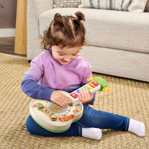 LeapFrog Strum and Count Wooden Guitar, Musical Toddler Toy