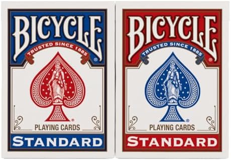 Bicycle Playing Cards 2 Pack Standard Poker Size Red and Blue