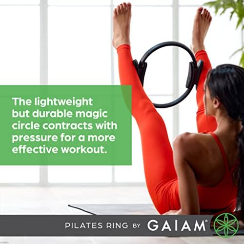 Gaiam Pilates Ring Fitness Circle, Toning Arms, Legs & Core
