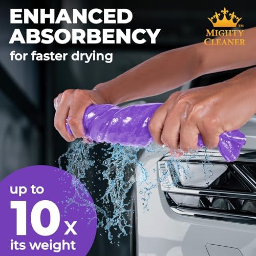 Premium Shammy Cloth for Car Drying – 2pk+1 Free – 26"x17" – Soft Chamois