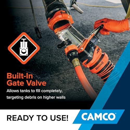 Camco RhinoBlaster RV Tank Rinser w/Gate Valve - Made in the USA
