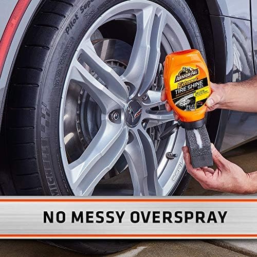 Armor All Extreme Tire Shine Gel, Long Lasting Black Tire Shine, 18 Fl Oz