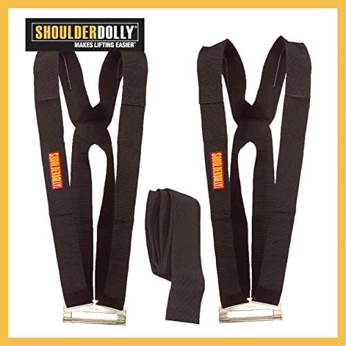 Shoulder Dolly Moving Straps - Lifting Strap for 2 Movers - Move, Lift, Carry, And Secure Furniture, Appliances, Heavy, Bulky Objects Safely, Efficiently, More Easily Like The Pros - LD1000
