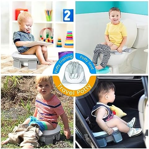 Orzbow Portable Potty Training Chair for Toddler, Travel Emergency Toilet