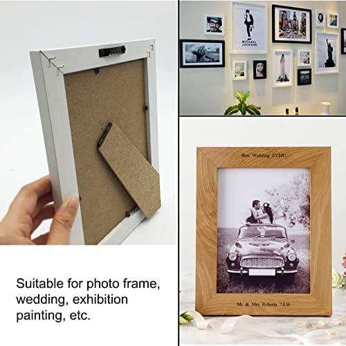 50 Pack Small Metal Sawtooth Picture Hangers with Screws (Black)