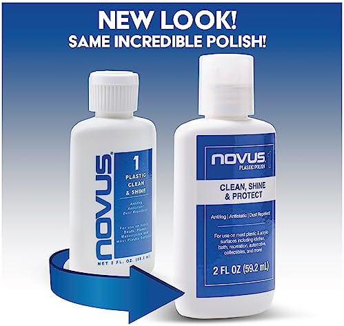 NOVUS 7020 | Plastic Clean & Shine #1 | 8 Ounce Bottle