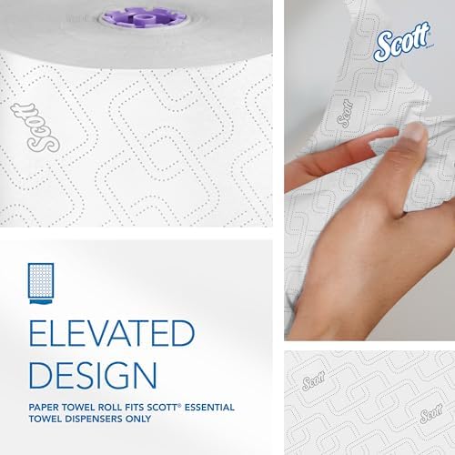Scott Professional Hard Roll Paper Towels, Bulk, 6 Rolls x 950' (02001)