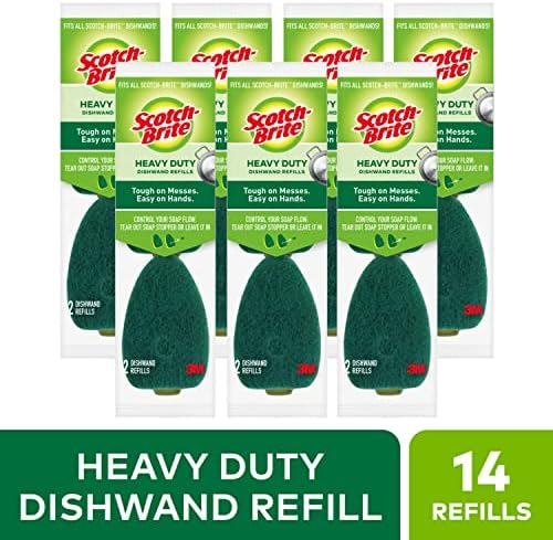 Scotch-Brite Heavy Duty Dishwand Refill, 2 Pack