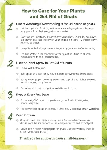Kate's Home & Garden Plant Spray for Insects & Gnats, 12 Sticky Traps, 16oz