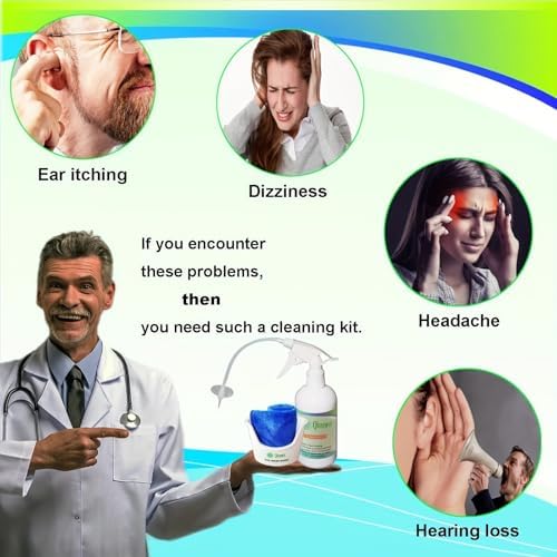 Ear Wax Removal Kit, Safe Ear Irrigation Kit with Disposable Ear Nozzles