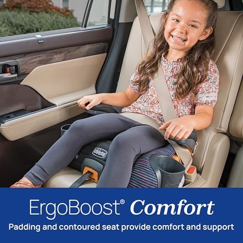 Chicco GoFit ClearTex Plus Backless Booster Car Seat, Latch, 40-110 lbs