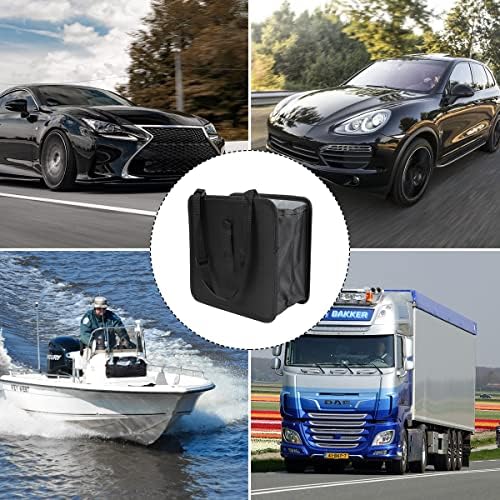 Fekey&JF Foldable Waterproof Car Trash Can, Large