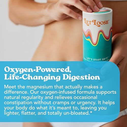 Let Loose Daily Constipation Relief Pills, Debloating for Women (30 Count)