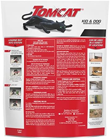 Tomcat Mouse Killer, Child & Dog Resistant, Refillable Station and 16 Baits