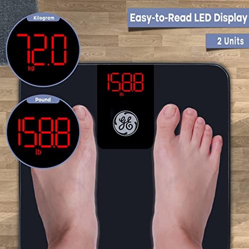 GE Bathroom Scale for Body Weight, Digital Smart Accurate 400 lb Weighing