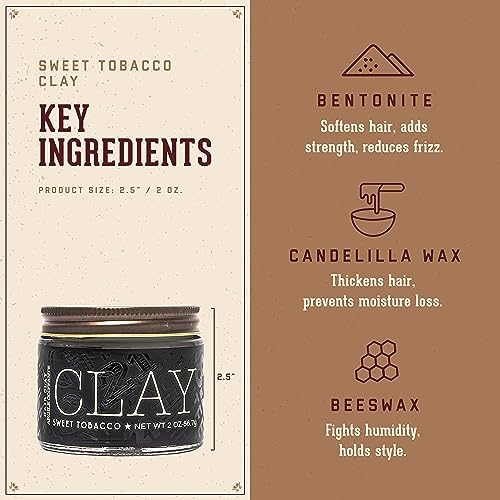 18.21 Man Made Hair Styling Products Pomade, Wax, Clay & Paste, 2 oz