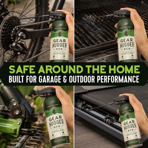Gear Hugger Multipurpose Lubricant Spray, Plant-Based (11oz, Pack of 2)