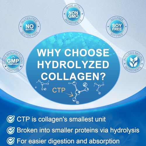 Multi Collagen Peptides for Women & Men-Type I, II, III, V, X